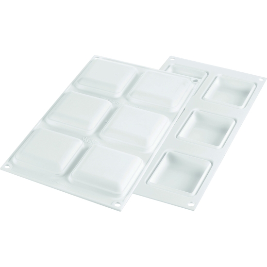 MOULE SILIKOMART PROFESSIONNEL 6 CARRES